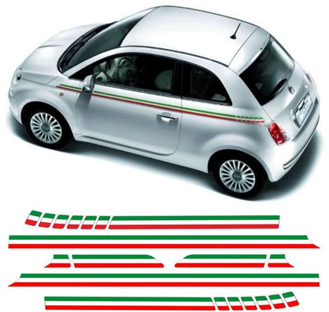 fiat 500 side stripes.